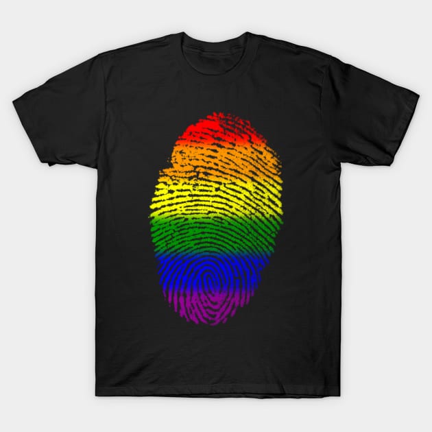 Fingerprint of Pride T-Shirt by CocoBayWinning 